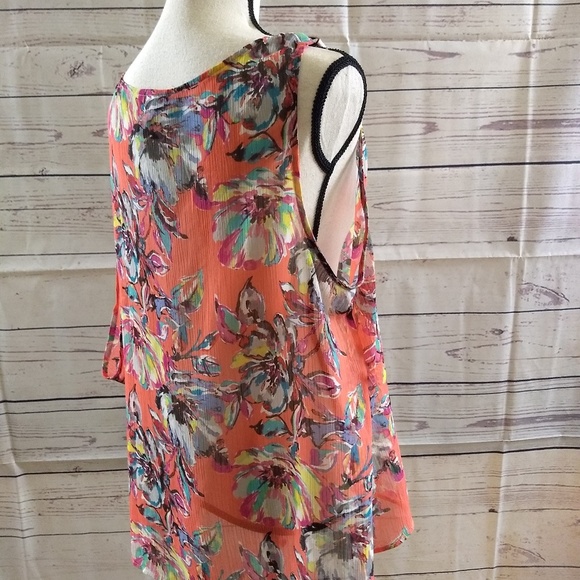 Lane Bryant Tops Lane Bryant Floral Sleeveless Top Poshmark